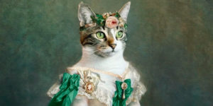 Artist Recreates Old Ceremonial Portraits By Replacing Their Subjects With Cats