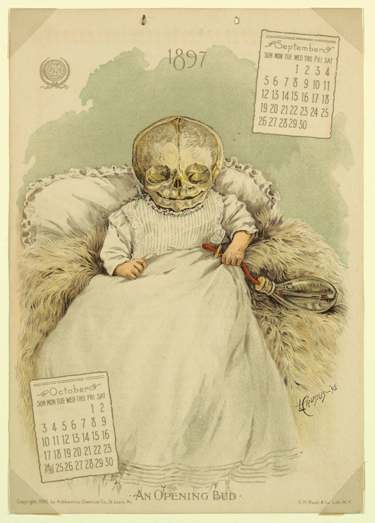 In the 1890s The Antikamnia Chemical Company Used Skeletons To Sell Its ...