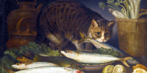 Cats Stealing Food In Renaissance Still Life Paintings