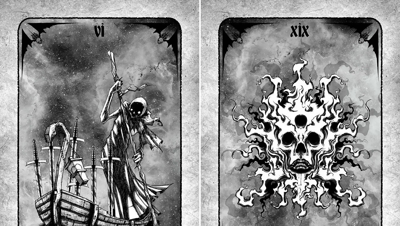 Artist Created Dark Tarot Deck Featuring Creepy Creatures And Demons ...