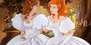 Artist Creates Illustrations Of Disney Characters Meeting The Actors From Their Movie Adaptations