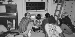 Steve Jobs Showing Andy Warhol How To Use a Macintosh Computer that Sean Lennon Received for His 9th Birthday in 1984