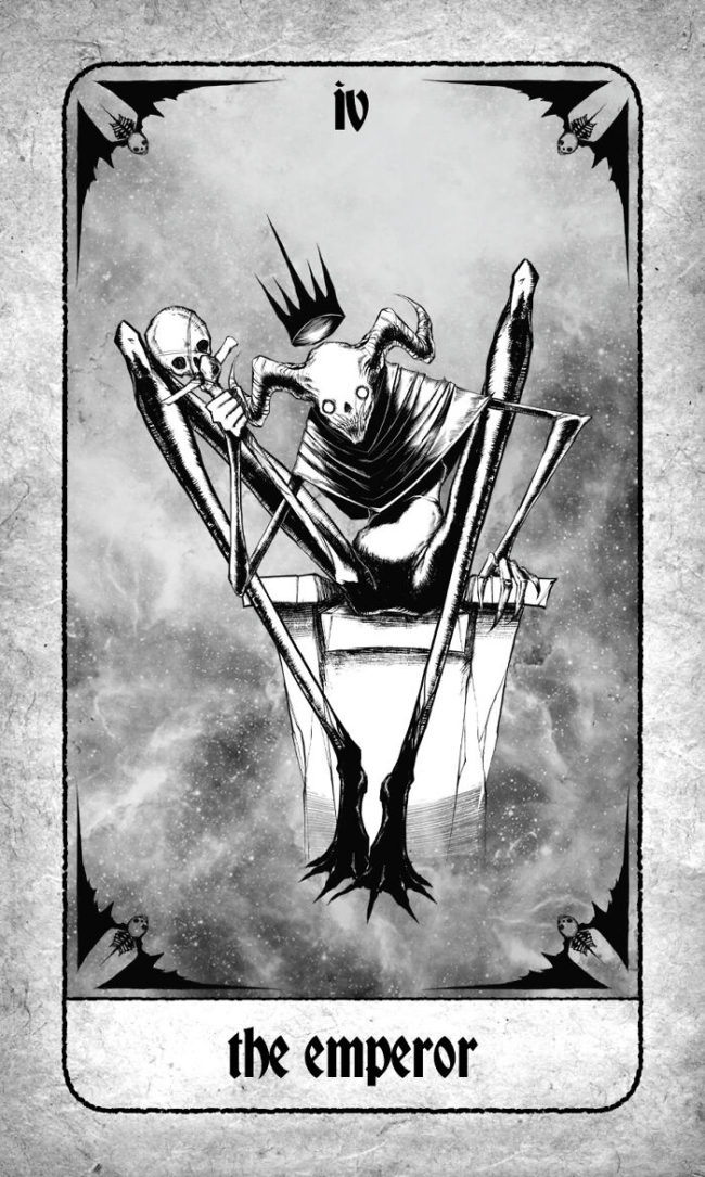 Artist Created Dark Tarot Deck Featuring Creepy Creatures And Demons