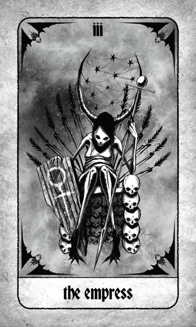 Artist Created Dark Tarot Deck Featuring Creepy Creatures And Demons ...