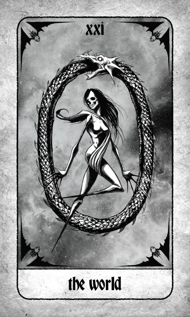 Artist Created Dark Tarot Deck Featuring Creepy Creatures And Demons