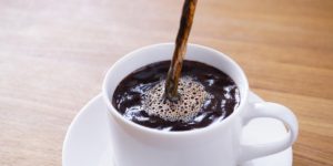 The Coffee Poured Into This Cup Is Actually a Wooden Sculpture