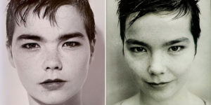 Björk With a Cute Pixie Cut Photographed by Herb Ritts in 1989