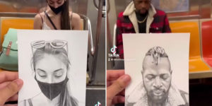 This NYC Artist Found A Brilliant Way To Surprise Unexpectant Subway Passengers