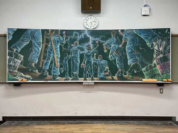 Japanese-teacher-creates-real-works-of-art-on-the-blackboard-before-starting-class-48-Pics-636b792d4fa4a__700