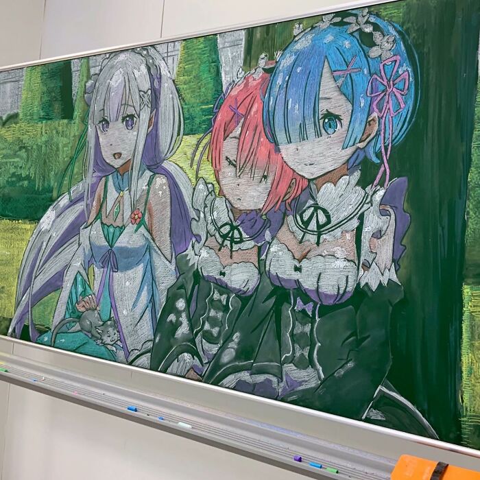 Japanese-teacher-creates-real-works-of-art-on-the-blackboard-before-starting-class-48-Pics-636b795e0a8de__700