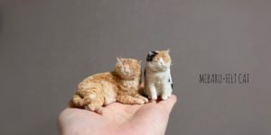 Meet Mebaru, the Japanese Felt Artist Taking Instagram by Storm with Adorable Felted Cat Sculptures