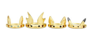 Jewelry Artist Makes Gold Rings That Are Pikachu Evolution Inspired