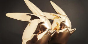 Quirky Polished Metal Sculptures by Ferdi B. Dick