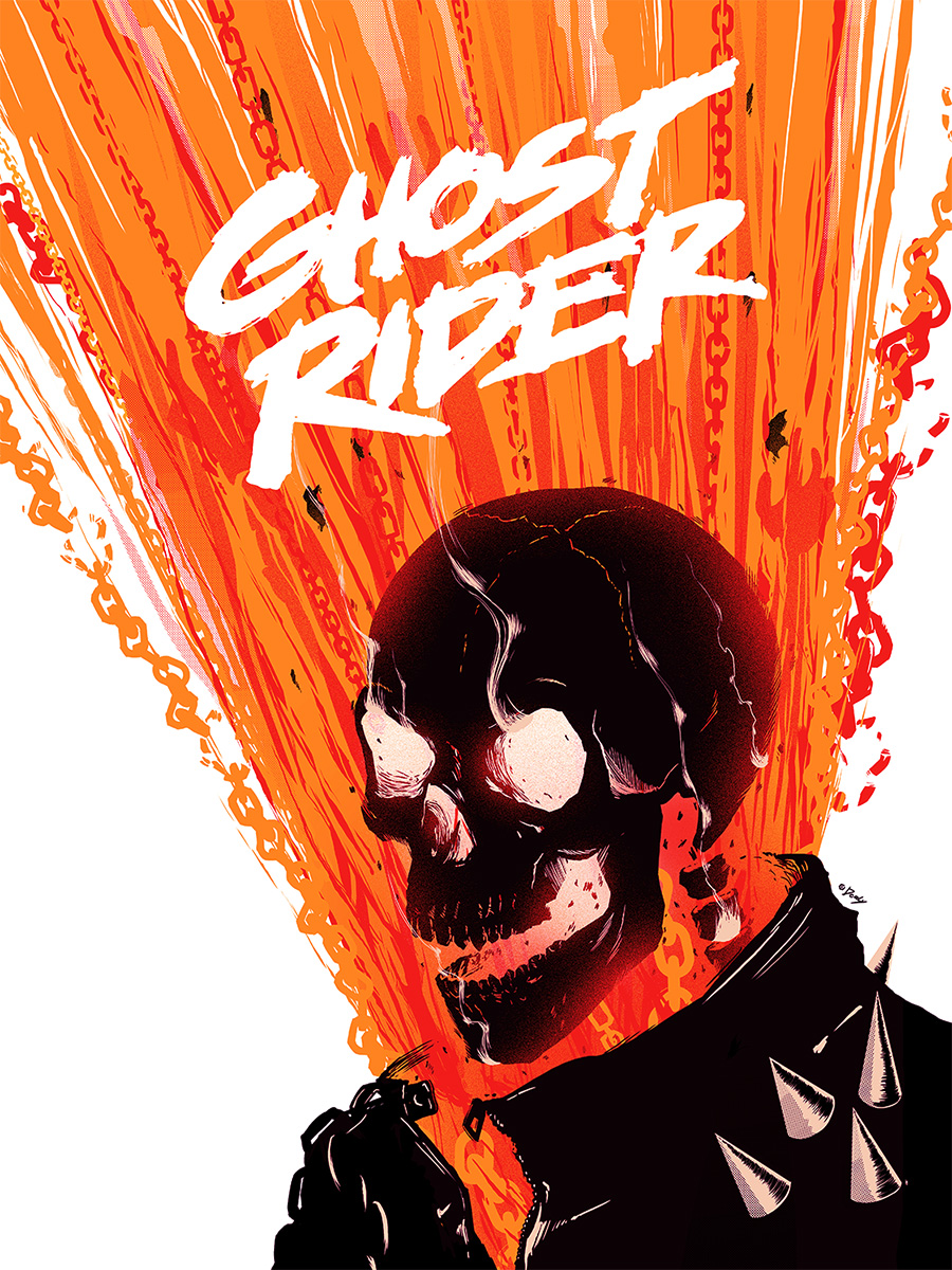 Ghost-rider-comic-poster-art-doaly