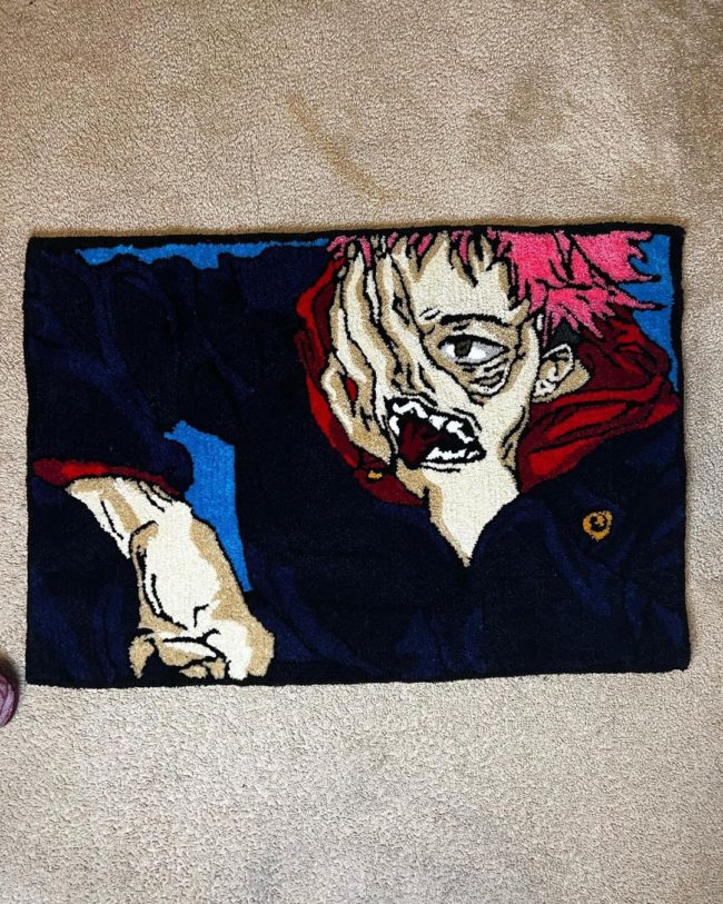 A Carpet Enthusiast Has Created Rugs Featuring Popular Anime and
