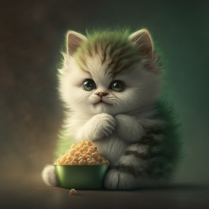 molemeditates_cute_baby_cat_eating_popcorn_fluffy_green_accent__54846985-e4f4-4d7a-9025-e3ac5d2f0eaa-63888e8b22cb5__700