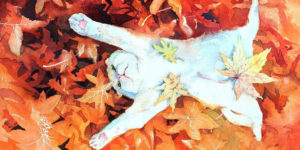 Artist Illustrates The Crazy Life Of Being A Cat In Beautiful Watercolor Paintings