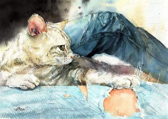 My-love-of-Cat-in-my-Watercolor-Cat-Paintings-5c4ed09c99bab__700