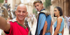 From Vikings to Mars: A Time Traveller Takes Selfies at Different Times and Locations Using a Neural Network