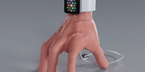 This Is a 3D Printed Wednesday's Hand as An Apple Watch Holder. You Can Print One for Yourself.