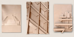 This Agency Creates Plywood Renderings of Modernist Buildings