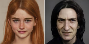How Harry Potter Characters Were Meant to Look According to Book Descriptions With a Help of AI