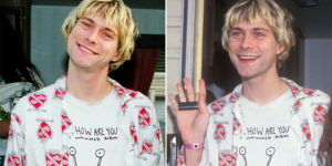Nostalgic Photos of Kurt Cobain Wearing a “Hi, How Are You” T-Shirt