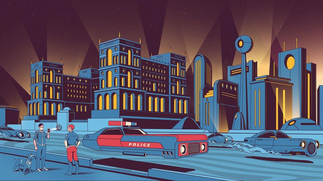 Orkhan Isayev's Utopia Brings Cities to Life with Art Deco