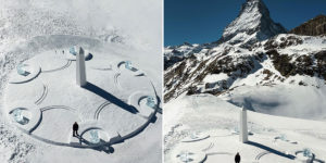 Hublot and Daniel Arsham's 'Light & Time': A Majestic Sundial Installation in Zermatt