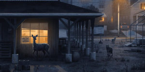 Ohio Illustrator Finds Inspiration in the Calming Yet Unsettling Atmosphere of Nighttime Streets