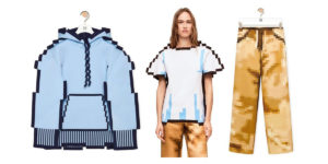 LOEWE's Pixel Capsule Collection Brings 8-Bit Dreams to Life for Spring/Summer 2023