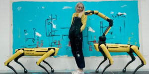 Robotic Renaissance: Polish Artist Agnieszka Pilat's Innovative Canvas