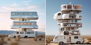 AI Caravans: Exploring the Possibilities of Portable Collective Solutions for Contemporary Nomadic Communities