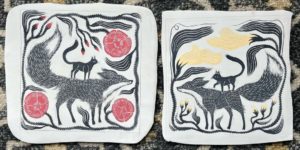 Whimsical Animals Take Center Stage on Christina Sutton Painting's Dinnerware