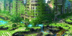 From Ruins to Beauty: Tokyo Genso's Intricate Illustrations of a Post-Apocalyptic Tokyo