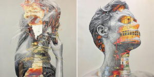 The “Multi-Story” Surrealistic Portraits and Street Ar by Cristian Blanxer
