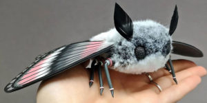 Artist Makes Tiny Fantasy Moth Dolls That Are Completely Handmade