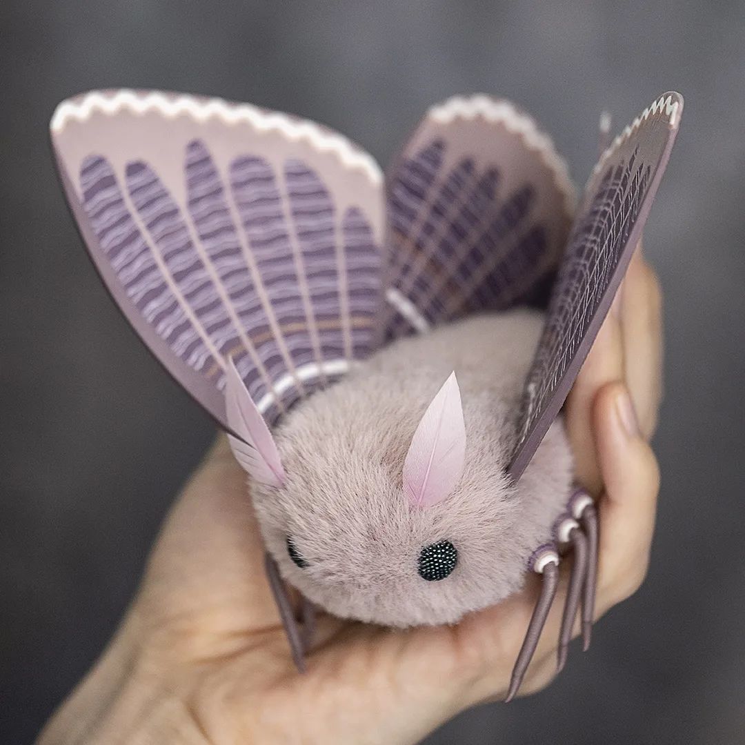 Artist Makes Tiny Fantasy Moth Dolls That Are Completely Handmade ...