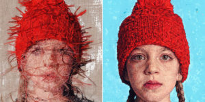 Embroidery Meets Hyperrealism: Artist Cayce Zavaglia Creates Stunning & Realistic Embroidered Portraits