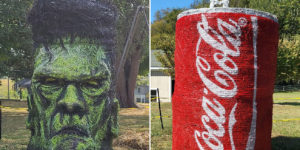 Crafting Halloween Magic: Jean Marie Smith's Spectacular Hay Bale Art