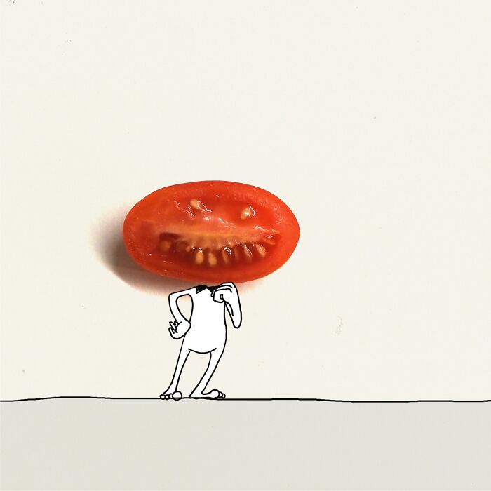 The Killer Tomato Appeared On The Scene While I Was Cutting Vegetables To Cook 6566301e8e17d 700
