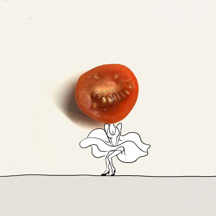 The Killer Tomato Appeared On The Scene While I Was Cutting Vegetables To Cook 65663036cf1c1 700