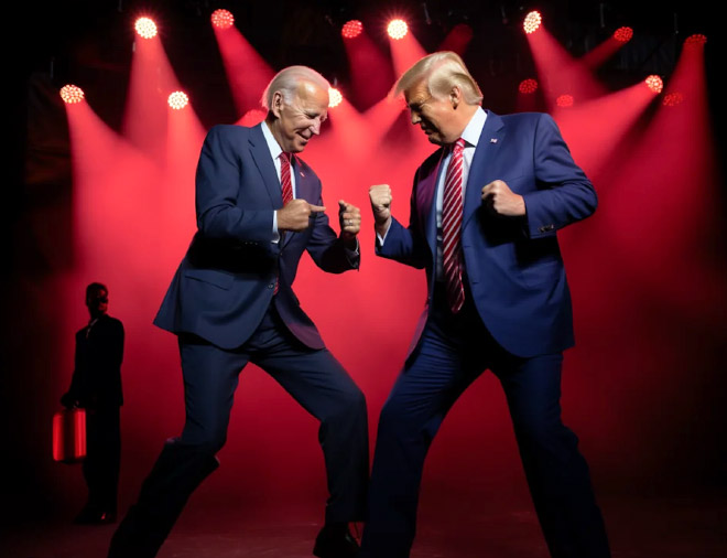 Biden And Trump As Friend20