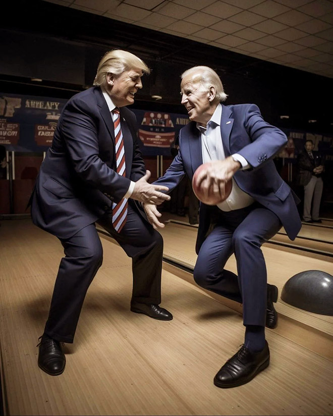 Biden And Trump As Friend3