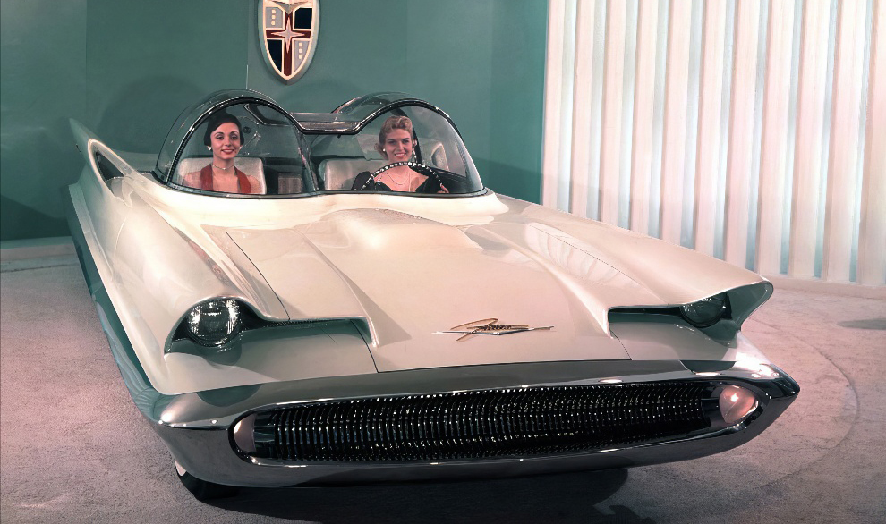 Sólo Batman podría ser el propietario de este coche conceptual Lincoln Futura de 1955 » Diseñe su confianza