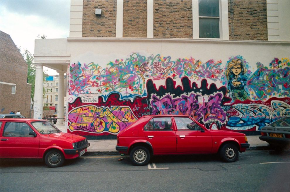 Graffiti Powis Terrace Notting Hill Kensington Chelsea 1987 1200x795
