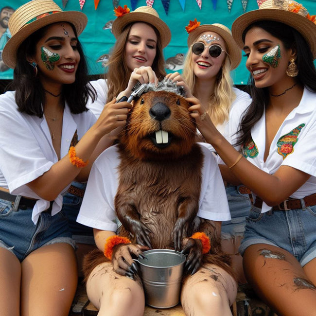 AI-Generated Images for the Annual Beaver Shaving Competition » Design ...