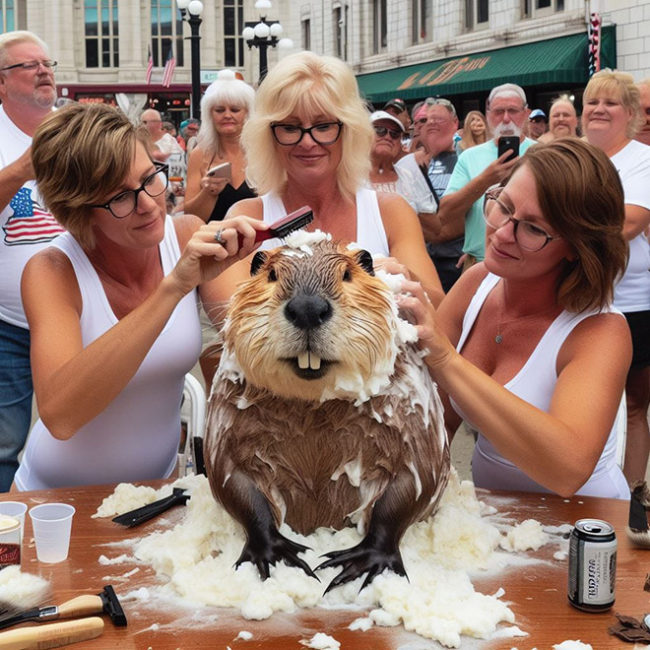 AI-Generated Images for the Annual Beaver Shaving Competition » Design ...