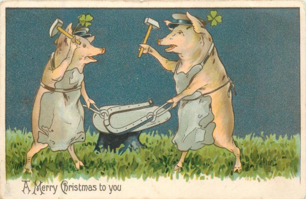 Strange Christmas Card 1