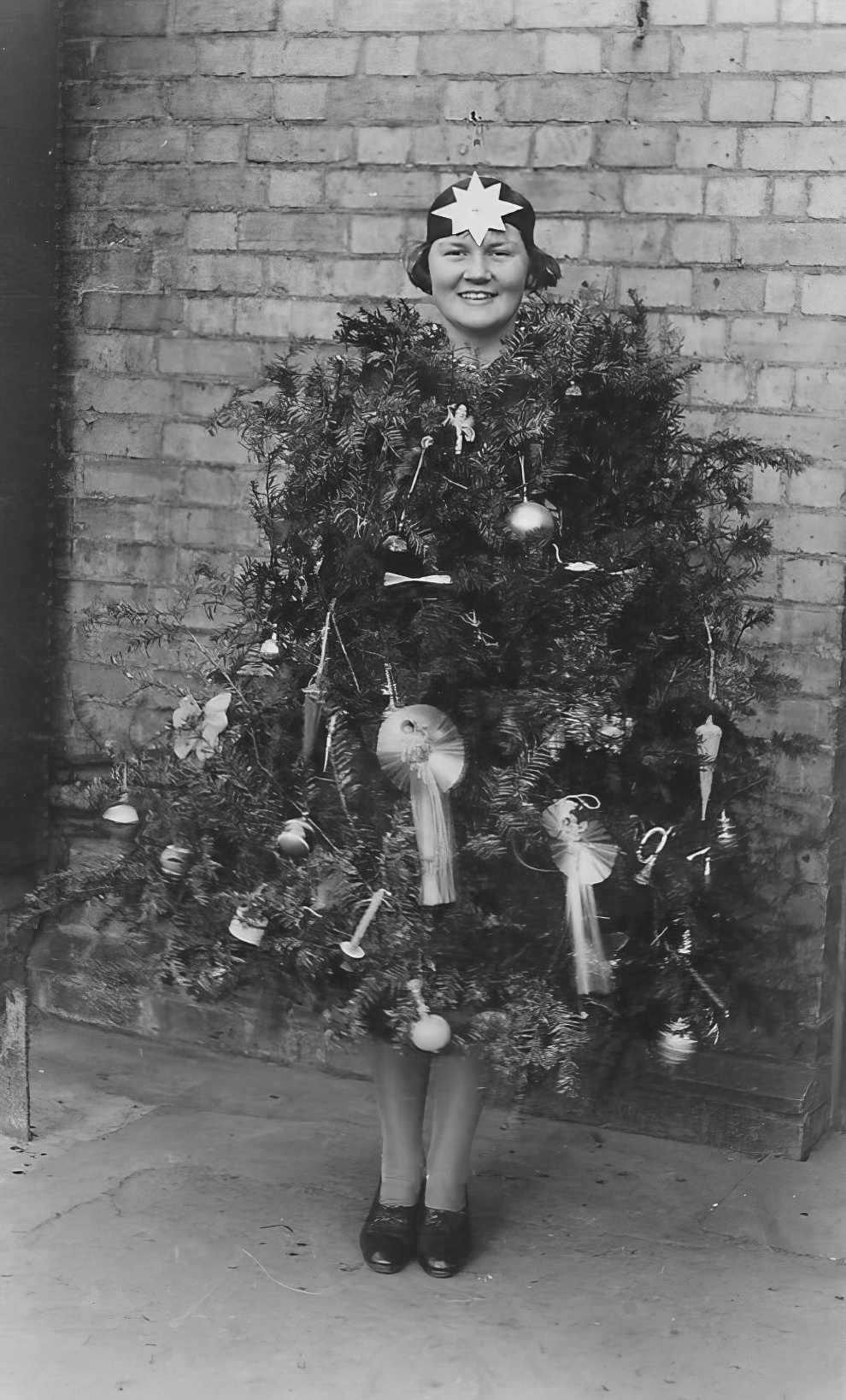 Vintage Christmas Tree Costume 3 
